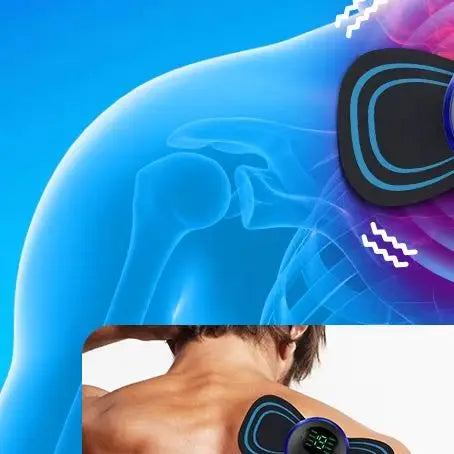 Electric Neck Massager EMS Muscle Massage Stimulator Low Frequency Instrument Back Cervical Calf Patches Pain Joints Mini Device